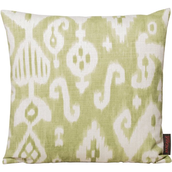 Coussin décoratif carré vert de 20 po x 20 po Kelim par Gouchee Home