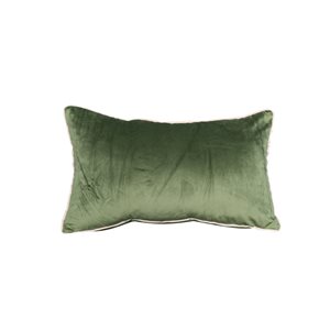 Gouchee Home Rana 12-in x 20-in Rectangular Green Throw Pillow