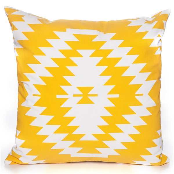 Gouchee Home Holland 20-in x 20-in Square Gold Throw Pillow