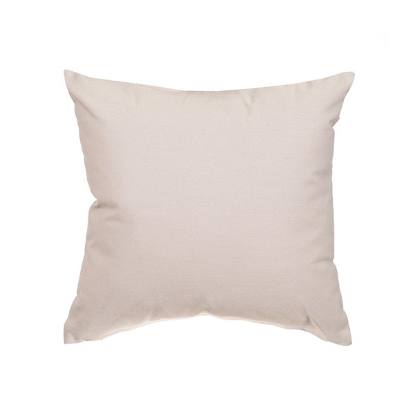 Gouchee Home Soleil 18-in x 18-in Square Beige Throw Pillow