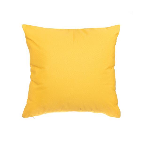 Gouchee Home Soleil 18-in x 18-in Square Yellow Throw Pillow