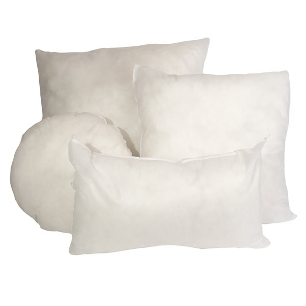Gouchee Home Peel 12-in x 20-in Rectangular White Polyester Inner Cushion - Pack of 2