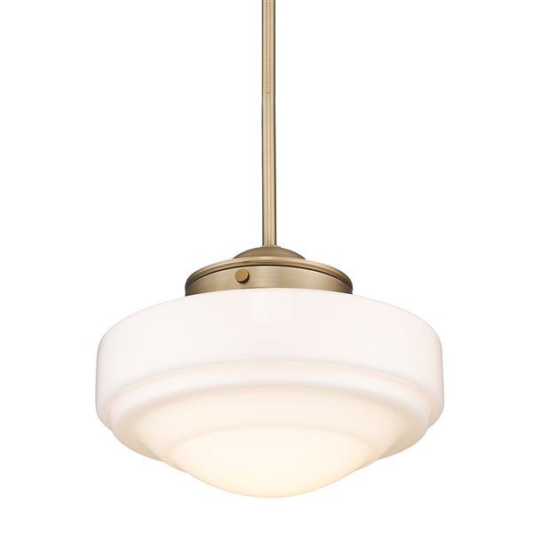 Luminaire suspendu incandescent Ingalls par Golden Lighting laiton moderne moyen (10 po à 22 po) bol moderne/contemporain