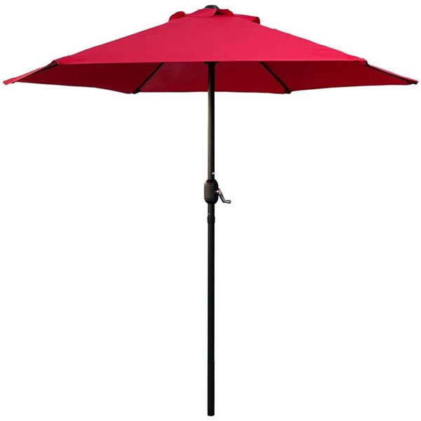 ProYard Decor 7.5-ft Red Market Patio Umbrella