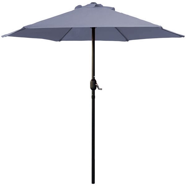 Parasol de marché ProYard Decor de 7,5 pi, gris