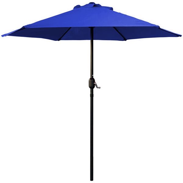 Parasol de marché ProYard Decor de 7,5 pi, bleu cobalt