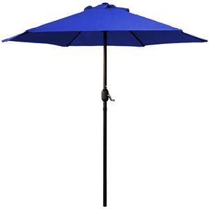 ProYard Decor 7.5-ft Cobalt Blue Market Patio Umbrella