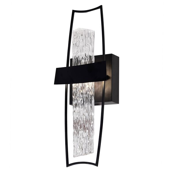CWI Lighting Guadiana 5-in LED Black Wall Sconce