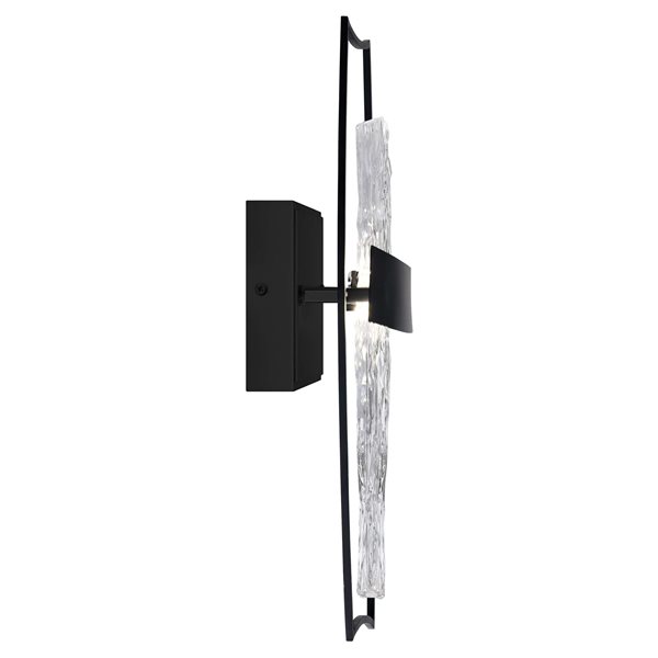 CWI Lighting Guadiana 5-in LED Black Wall Sconce