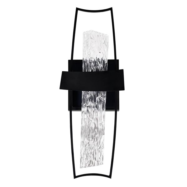 CWI Lighting Guadiana 5-in LED Black Wall Sconce