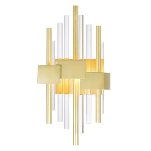 CWI Lighting Millipede 7-in LED Satin Gold Wall Sconce