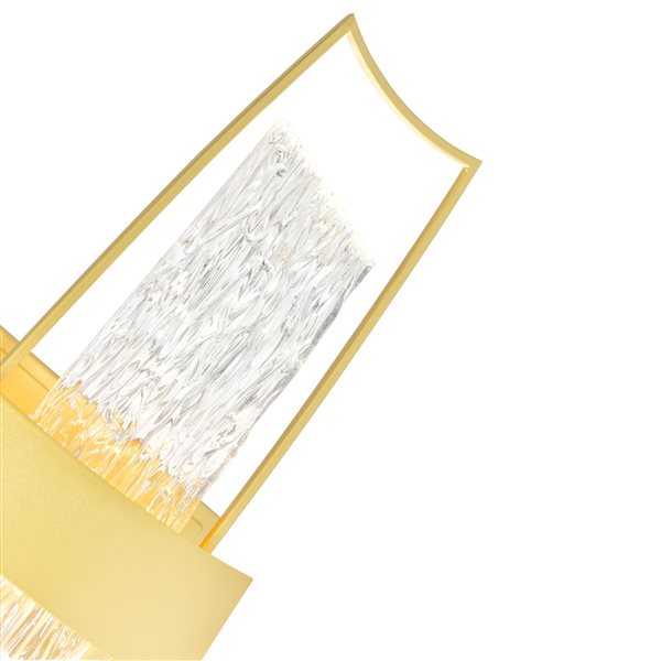 CWI Lighting Guadiana 5-in LED Satin Gold Wall Sconce