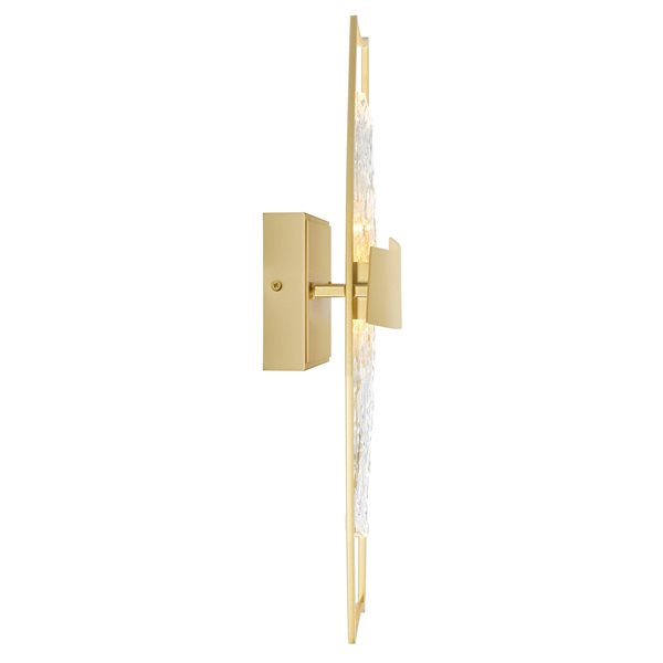 CWI Lighting Guadiana 5-in LED Satin Gold Wall Sconce