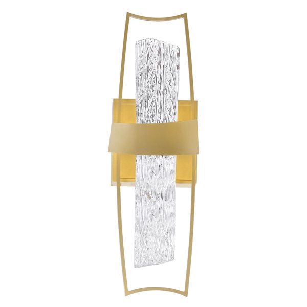 CWI Lighting Guadiana 5-in LED Satin Gold Wall Sconce
