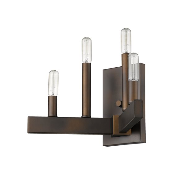 Acclaim Lighting Fallon Oil-Rubbed-Bronze Modern 4-Light Wall Sconce