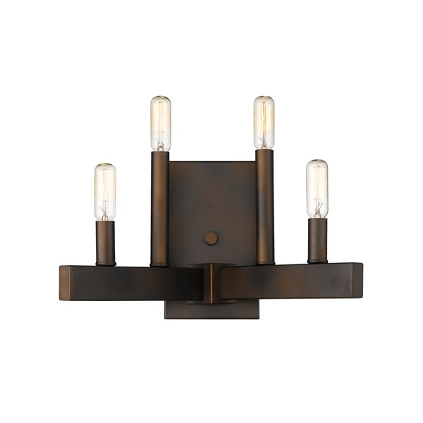 Acclaim Lighting Fallon Oil-Rubbed-Bronze Modern 4-Light Wall Sconce