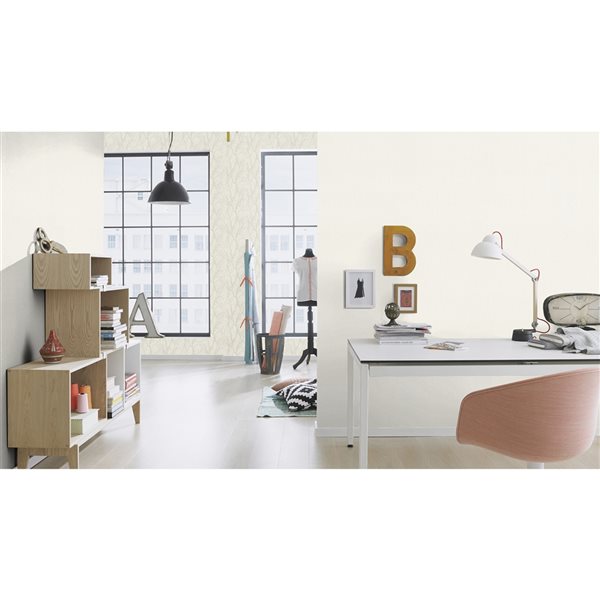 Rasch Wiwen 56.4-sq. ft. Off-White Non-Woven Trees Unpasted Wallpaper
