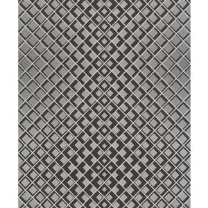 Rasch Perriand 56.4-sq. ft. Silver Non-Woven Geometric Unpasted Wallpaper