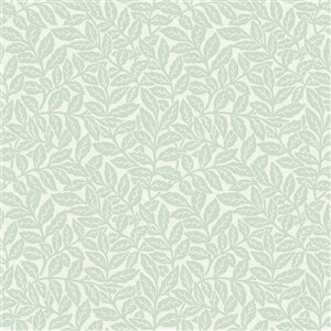 Crown Ashe 56.4-sq. ft. Light Green Paper Ivy/Vines Unpasted Wallpaper
