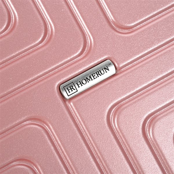 Homerun Santorini 48,5 x 30,5 x 74 cm Pink Polycarbonate Hardshell Suitcase Set (3-Bag)
