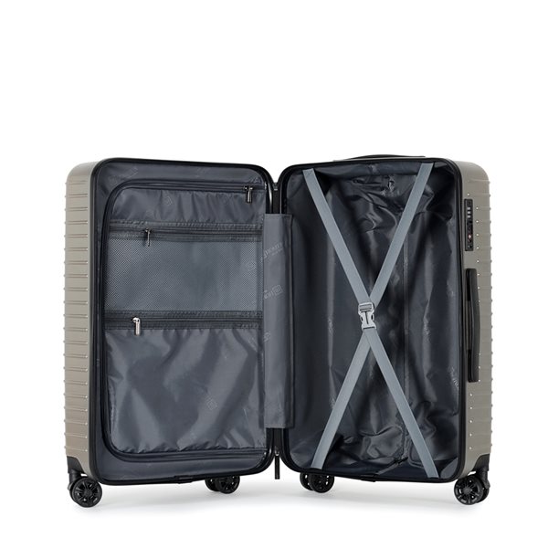 Homerun Bora Bora 48,5 x 30,5 x 74 cm Titanium Polycarbonate Hardshell Suitcase Set (3-Bag)