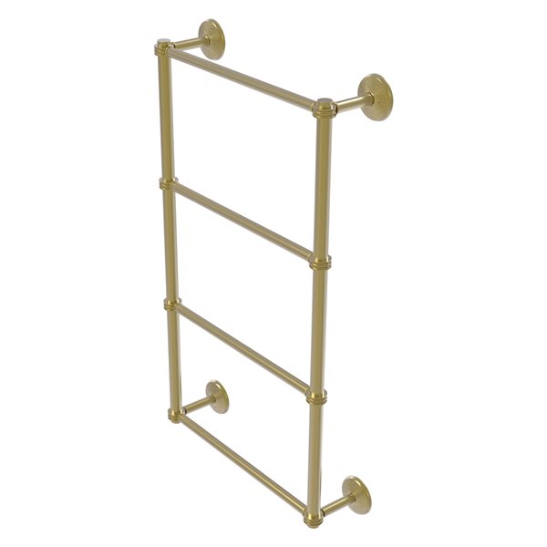 Allied Brass Monte Carlo 30-in Wall Mount Satin Brass Towel Rack