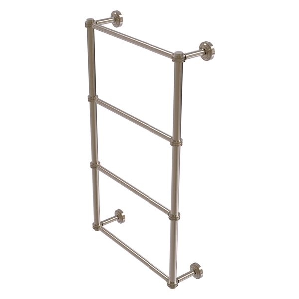 Allied Brass Dottingham 30-in Wall Mount Antique Pewter Towel Rack