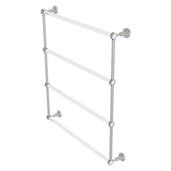 Allied Brass Pacific Grove 30-in Wall Mount Satin Nickel Towel Rack