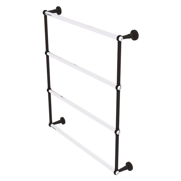 Allied Brass Pacific Beach 30-in Oil Rubbed Bronze Wall Mount Towel Rack