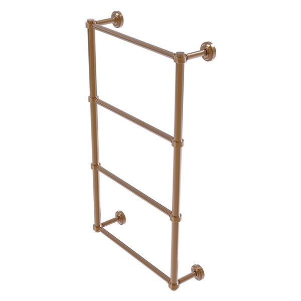 Allied Brass Dottingham 30-in Wall-Mounted Brushed Bronze Towel Rack | RONA