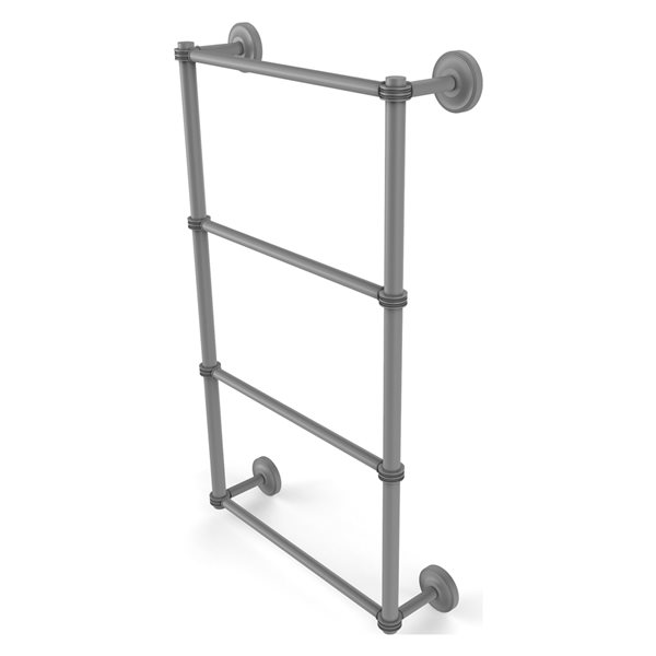 Allied Brass Prestige Regal 30-in Wall Mount Matte Grey Towel Rack