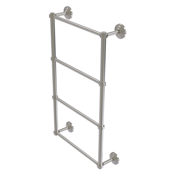 Allied Brass Que New 30-in Satin Nickel Wall-Mounted Towel Rack