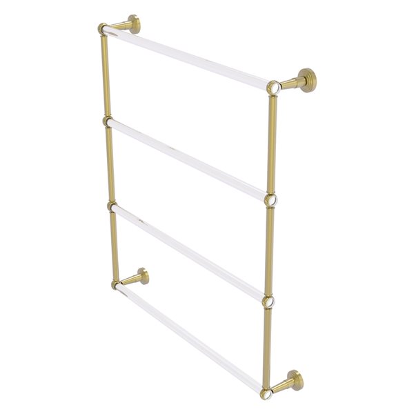 Allied Brass Pacific Beach 30-in Satin Brass Wall Mount Towel Rack