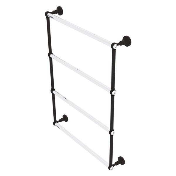 Allied Brass Pacific Grove 24-in Oil Rubbed Bronze Wall Mount Towel Rack