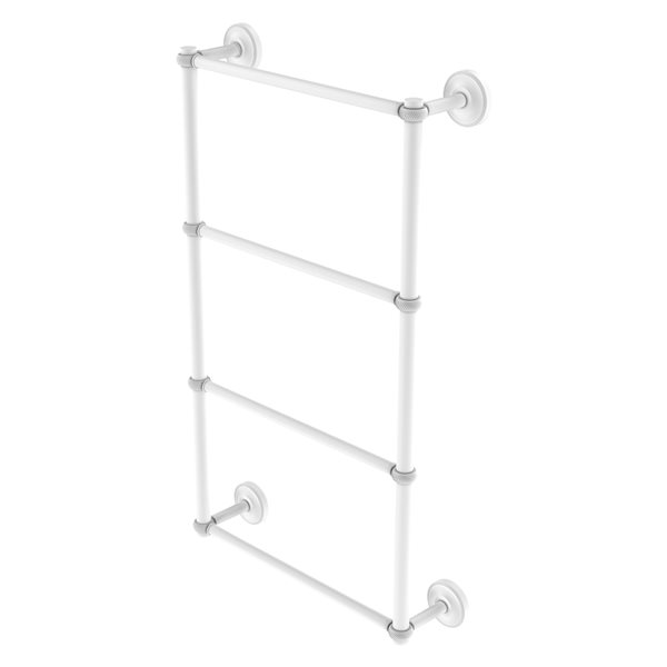 Allied Brass Prestige Regal 30-in Matte White Wall Mount Towel Rack