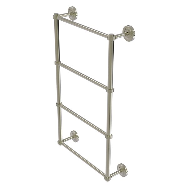 Allied Brass Prestige Regal 30-in Wall-Mounted Polished Nickel Towel Rack