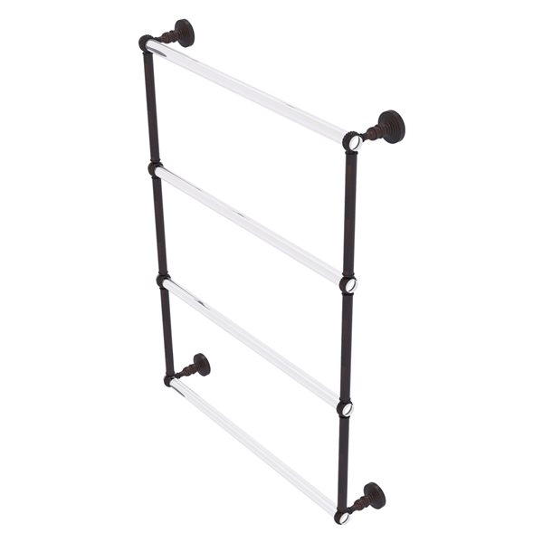 Allied Brass Pacific Grove 24-in Venetian Bronze Wall Mount Towel Rack