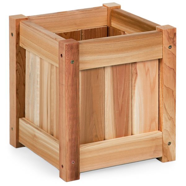 All Things Cedar INC. 12-in x 13-in Natural Cedar Planter Box