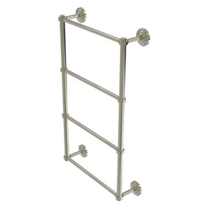 Allied Brass Que New 36-in Polished Nickel Wall-Mounted 4-Tier Towel Bar