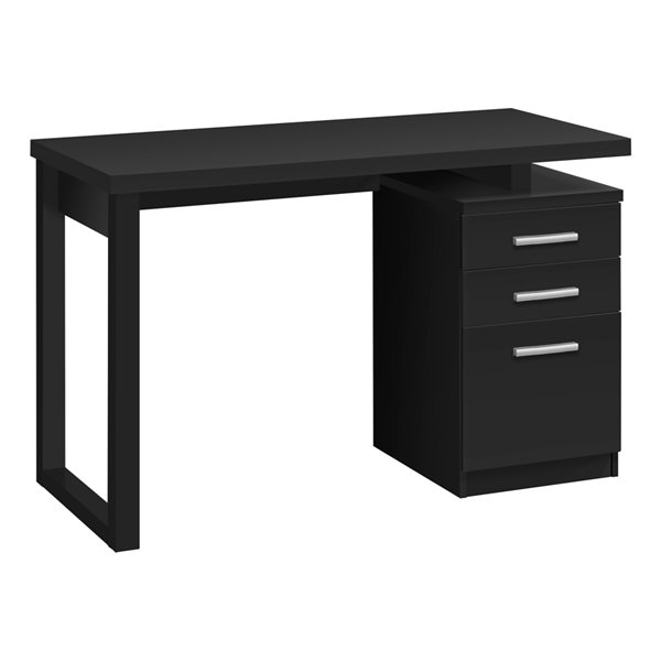 Monarch Specialties 48-in Black Modern/contemporary Computer Desk