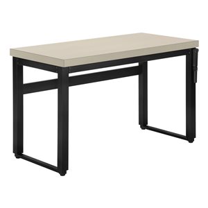 Monarch Specialties 48-in Brown/tan Modern/contemporary Adjustable Desk