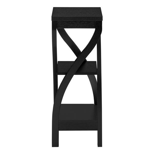 Monarch Specialties Black Composite Square Plant Table