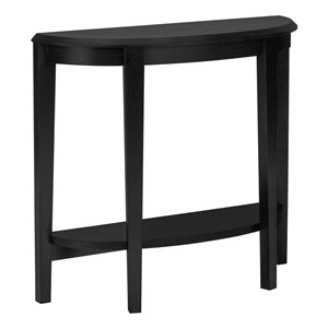 Monarch Specialties 36-in Black Modern Hall Console Table