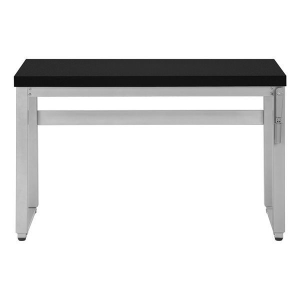 Monarch Specialties 48-in Black and Silver Metal Modern/contemporary Adjustable Desk