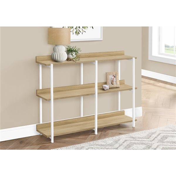 Monarch Specialties 48-in Natural Modern Console Table