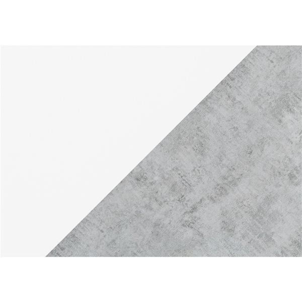 Monarch Specialties 48-in White/grey Cement-look TV Stand