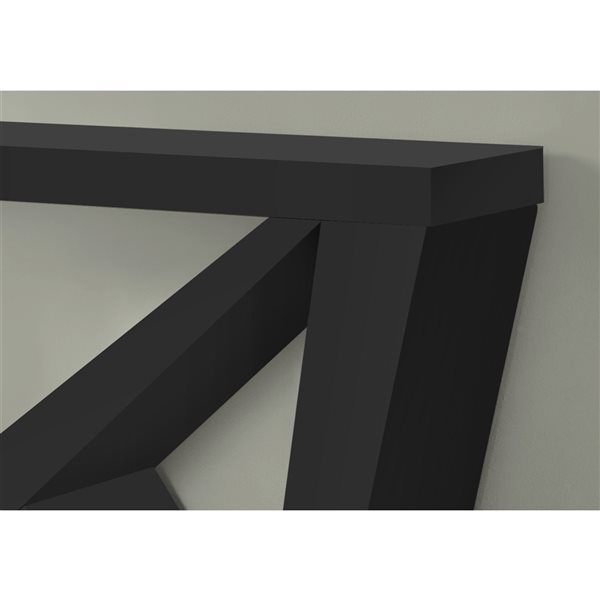 Monarch Specialties 48-in Black Modern Hall Console Table