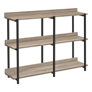 Monarch Specialties 48-in Dark Taupe Wood-look Modern Console Table