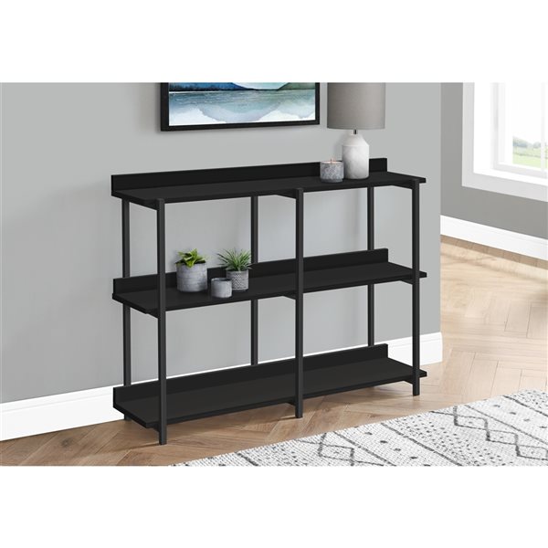 Monarch Specialties 48-in Black Modern Console Table