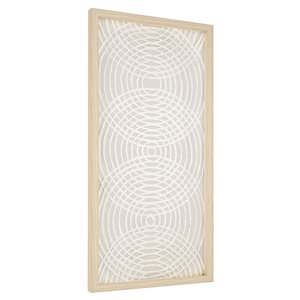 Gild Design House 40-in x 20-in Circinate Hand-Painted Shadow Box